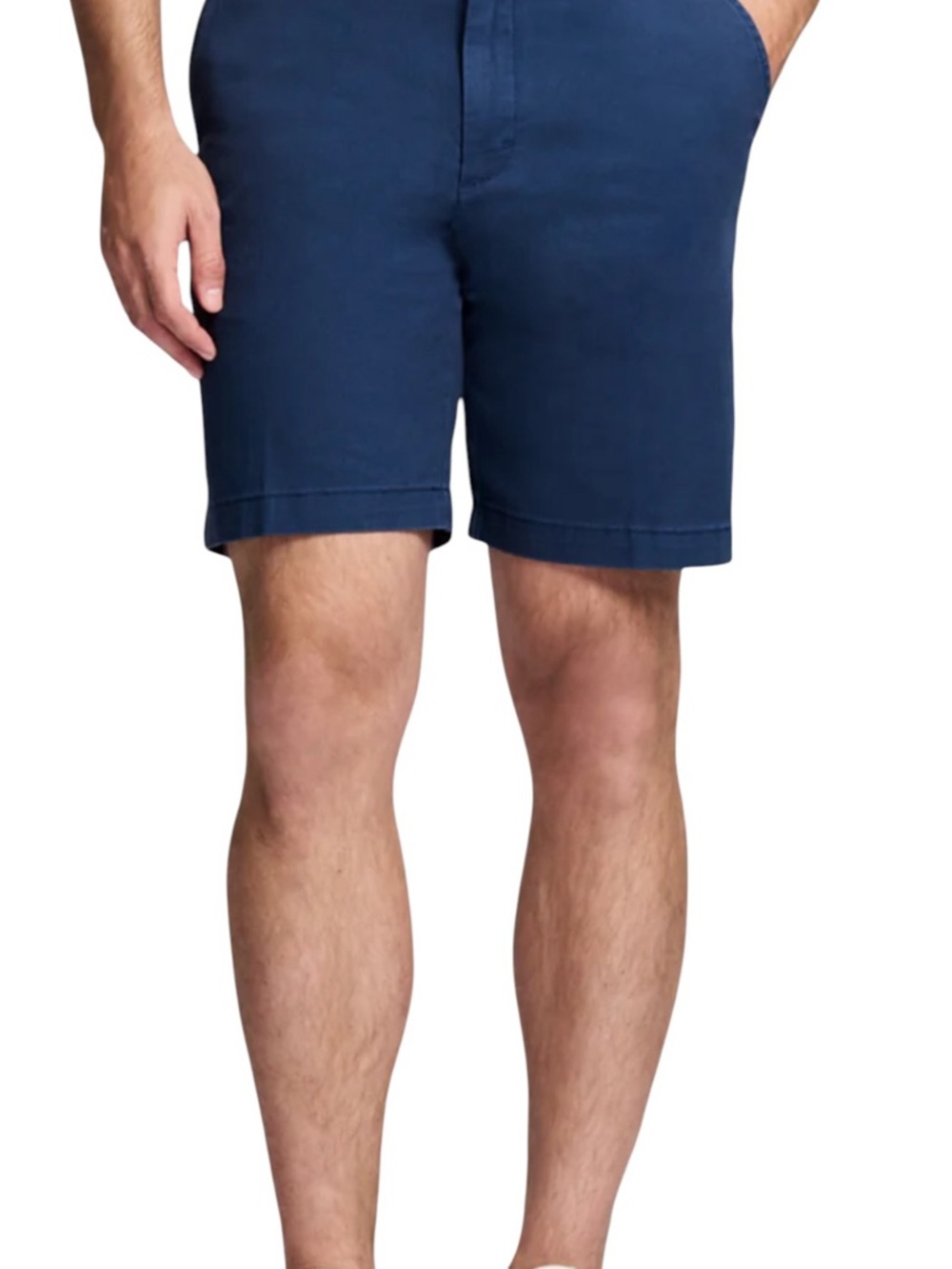 IZOD Saltwater Stretch Chino Shorts Men’s Size 38 Blue Flat Front Shorts